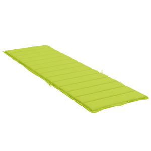 Sonnenliegen-Auflage Hellgrün 200x60x3 cm Oxford-Gewebe