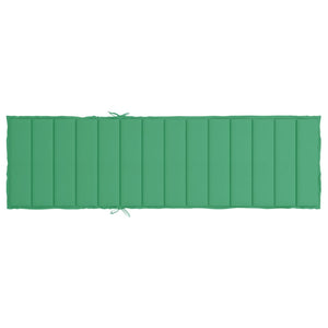 Sonnenliegen-Auflage Grün 200x70x3 cm Oxford-Gewebe