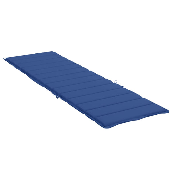 Sonnenliegen-Auflage Königsblau 200x70x3 cm Oxford-Gewebe