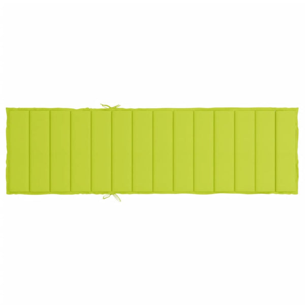 Sonnenliegen-Auflage Hellgrün 200x70x3 cm Oxford-Gewebe