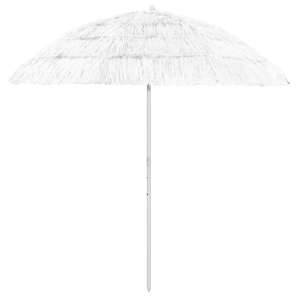 vidaXL Parasol Hawaii Blanc 240 cm