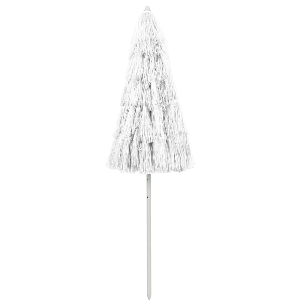vidaXL Parasol Hawaii Blanc 240 cm
