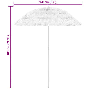 Sonnenschirm Hawaii Weiß 240 cm