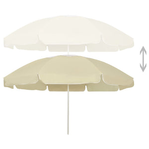 Strandschirm Sandgelb 240 cm