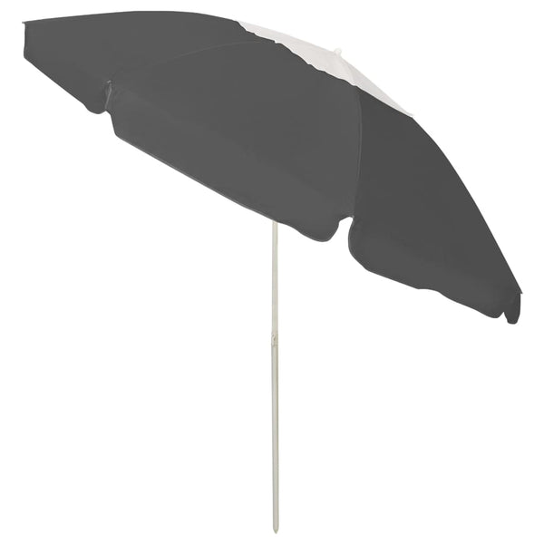 Strandschirm Anthrazit 240 cm