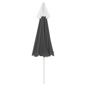 Strandschirm Anthrazit 240 cm