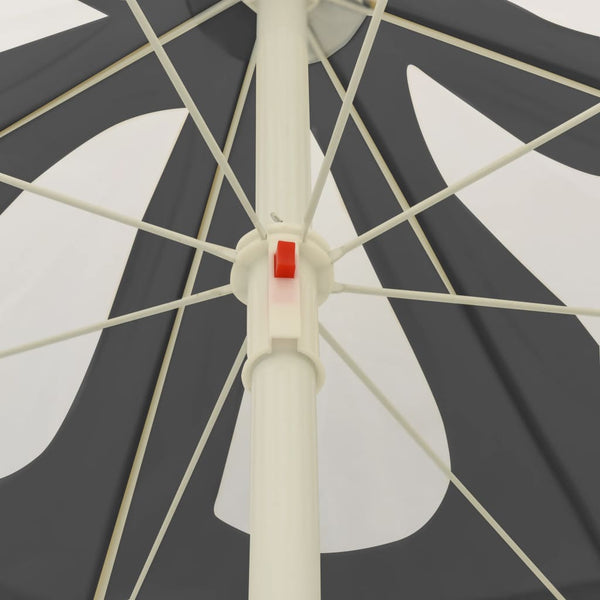 Strandschirm Anthrazit 240 cm