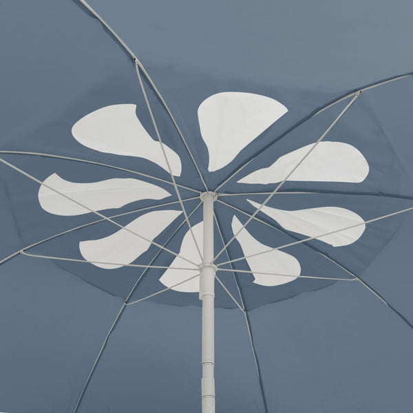 Strandschirm Blau 300 cm