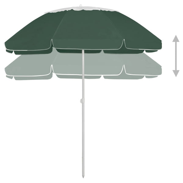 Strandschirm Grün 300 cm