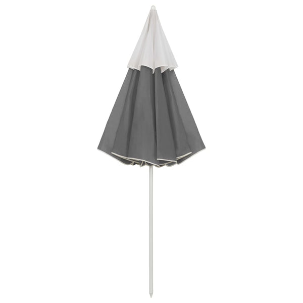 Strandschirm Anthrazit 300 cm