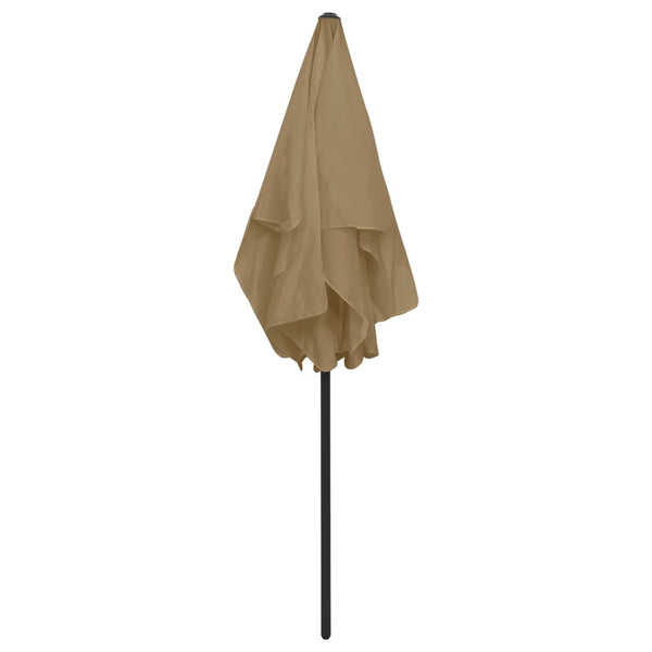 Strandschirm Taupe 180x120 cm