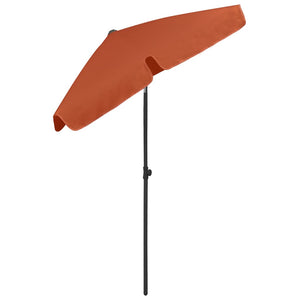 Strandschirm Terrakottarot 180x120 cm