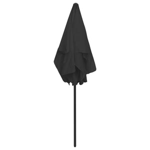 Strandschirm Schwarz 180x120 cm