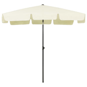 Strandschirm Sandgelb 200x125 cm