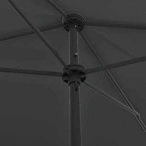 Strandschirm Anthrazit 200x125 cm