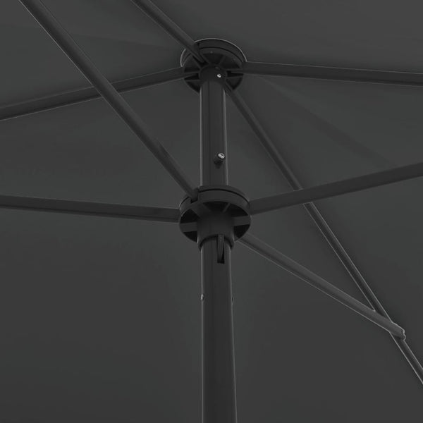Strandschirm Anthrazit 200x125 cm