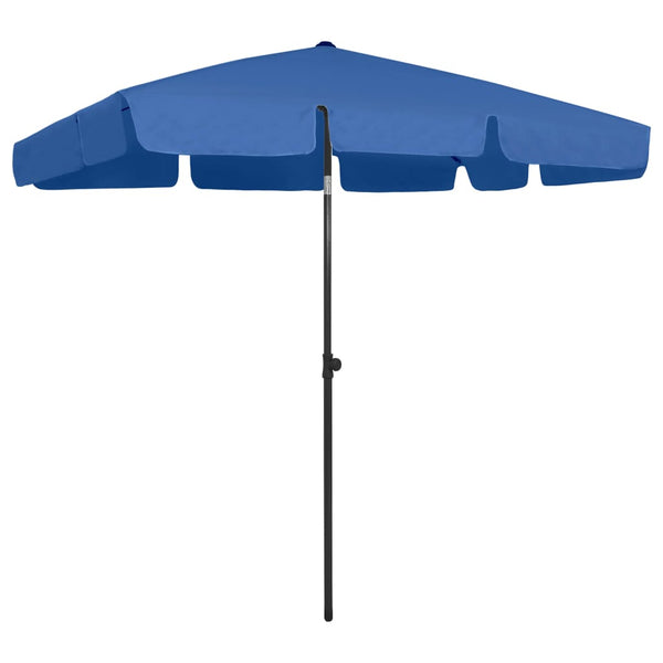 Strandschirm Azurblau 200x125 cm