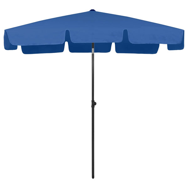 Strandschirm Azurblau 200x125 cm