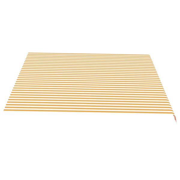Markisenbespannung Gelb und Weiß 4,5x3,5 m