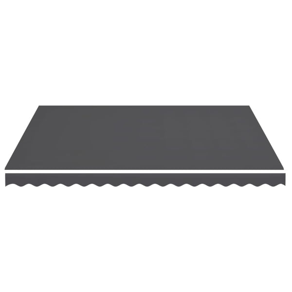 vidaXL Toile de store banne anthracite 4x3,5 m