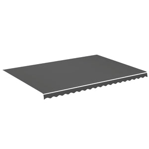 Toile de store banne vidaXL Gris anthracite 5x3,5 m