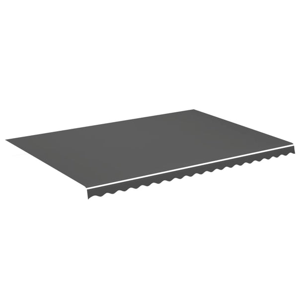 Toile de store banne vidaXL Gris anthracite 5x3,5 m