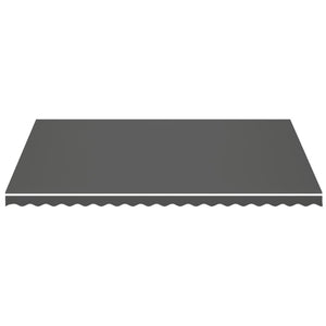 Toile de store banne vidaXL Gris anthracite 5x3,5 m