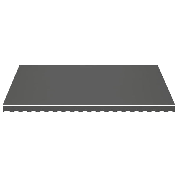 Toile de store banne vidaXL Gris anthracite 5x3,5 m