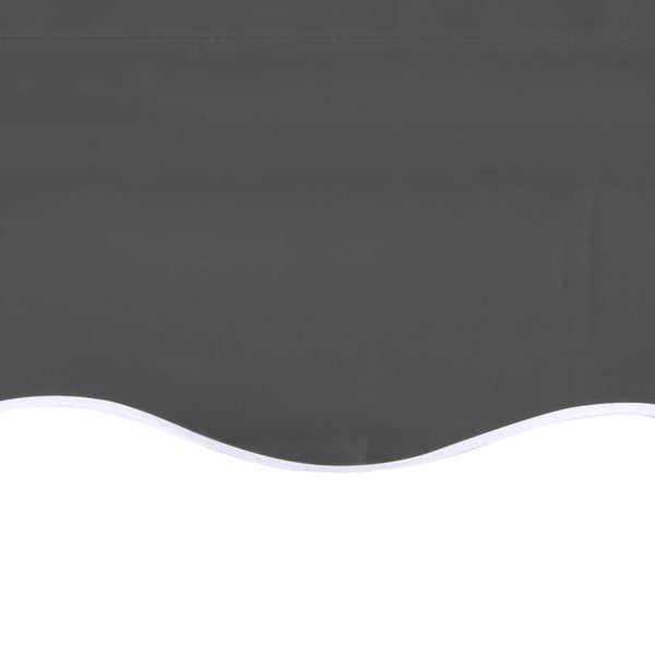 Toile de store banne vidaXL Gris anthracite 5x3,5 m