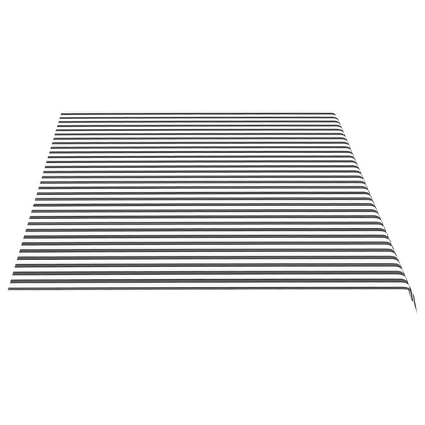 Markisenbespannung Anthrazit und Weiß 5x3 m