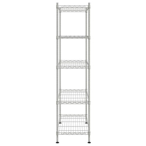 Chrom Lagerregal 90x35x180cm, 5 Böden