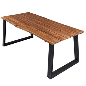 Massivholz Esstisch Akazie 170x90 cm