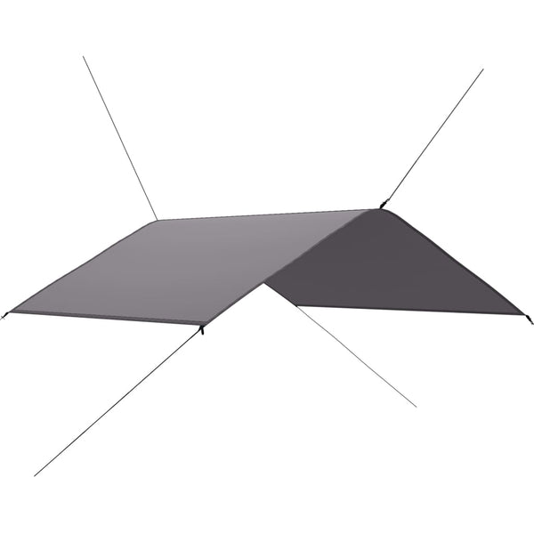 4x4 m Outdoor-Plane - Grau