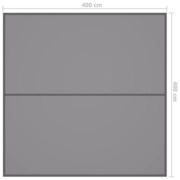 4x4 m Outdoor-Plane - Grau