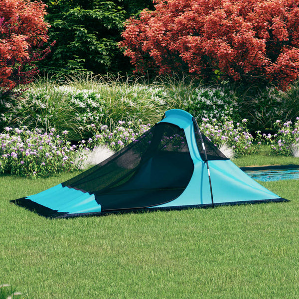 Blaues Campingzelt 317x240x100 cm