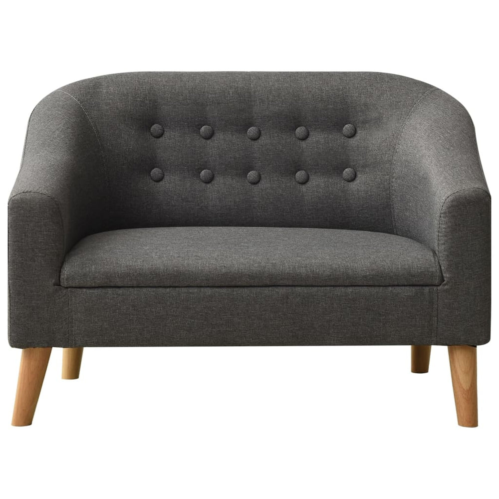 Graues Kindersofa Stoff