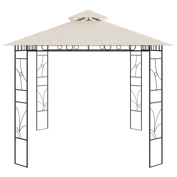 Pavillon 4x3x2,7 m Creme 160 g/m²