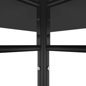 Pavillon 3x3x2,7 m Anthrazit 180 g/m²