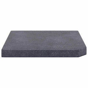 Sonnenschirm-Gewichtsplatte Schwarz Granit Quadratisch 25 kg