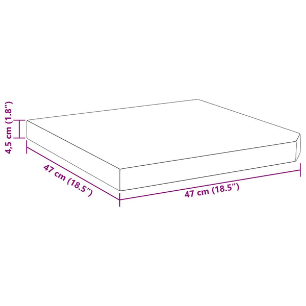 Sonnenschirm-Gewichtsplatte Schwarz Granit Quadratisch 25 kg