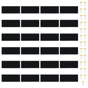 Fliegengitter-Türvorhänge 2 Stk. Magnet Schwarz 220x100 cm