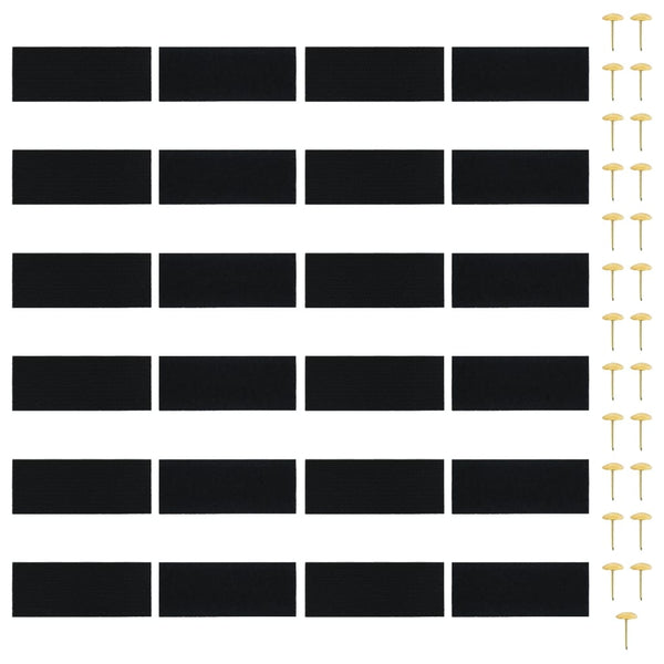 Fliegengitter-Türvorhänge 2 Stk. Magnet Schwarz 230x160 cm