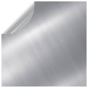 Poolabdeckung Silber 417 cm