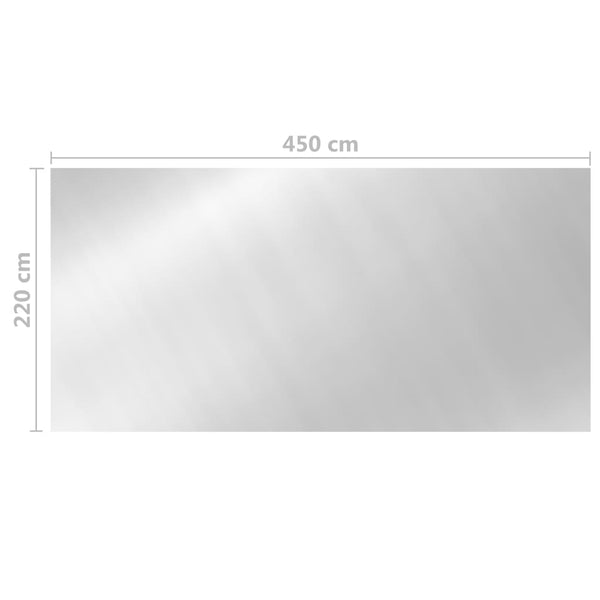 Solar Poolabdeckung 450x220 cm