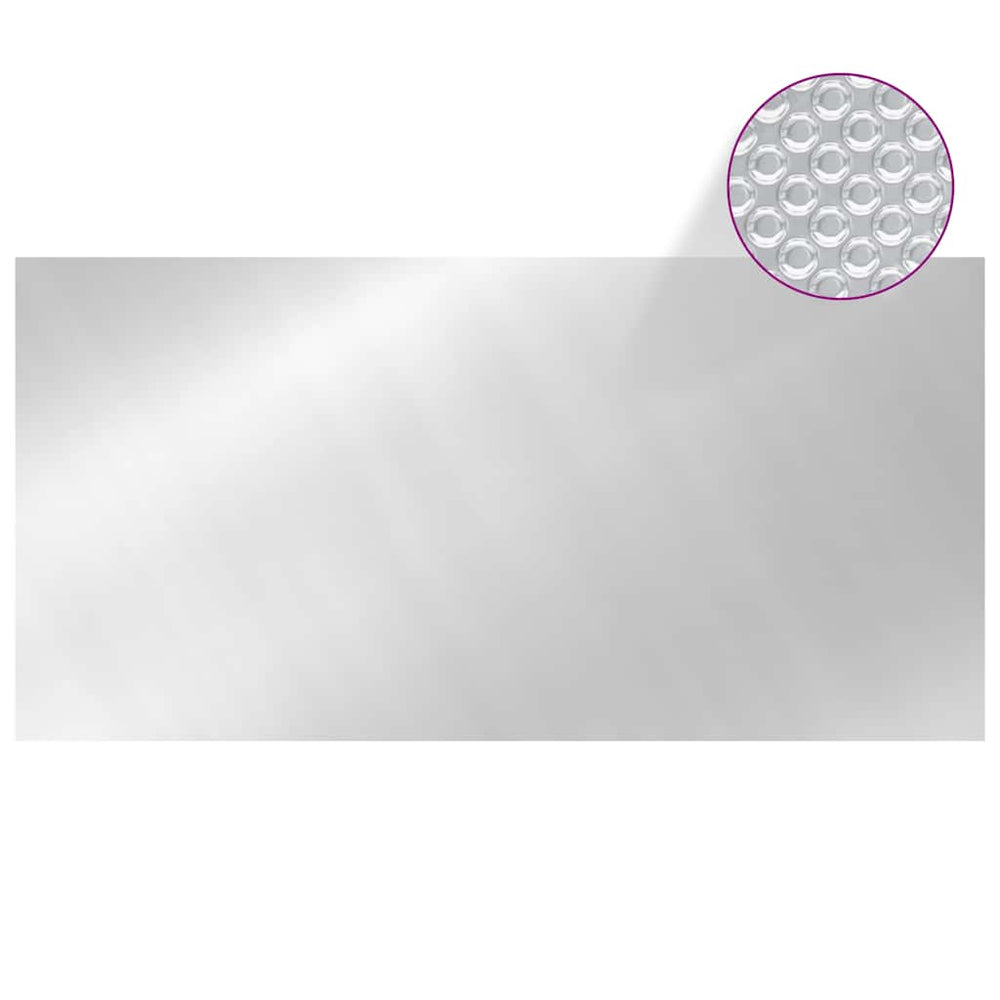 Poolabdeckung Silber 549x274 cm