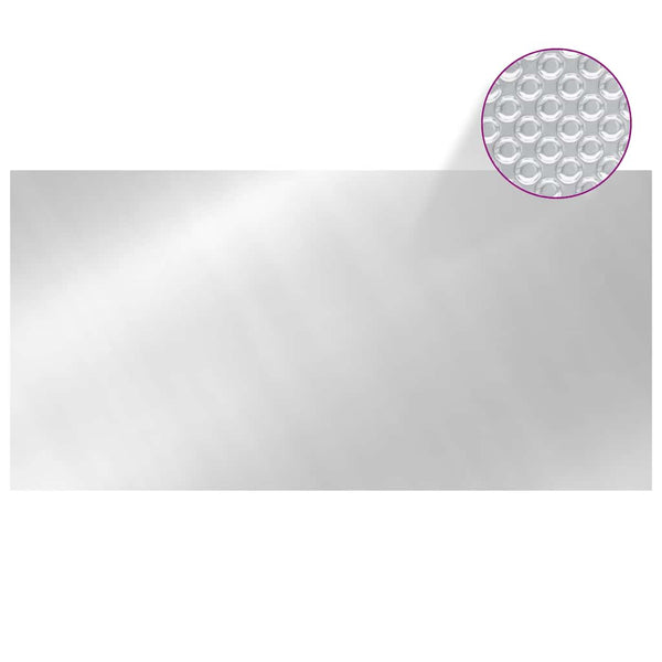 Poolabdeckung Silber 549x274 cm