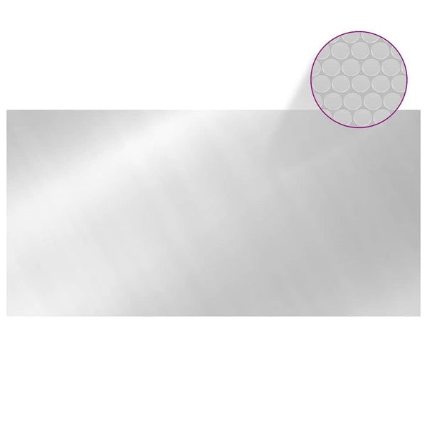 Poolabdeckung Silber 549x274 cm