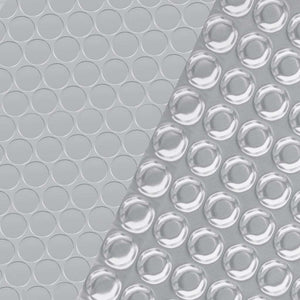 Poolabdeckung Silber 549x274 cm