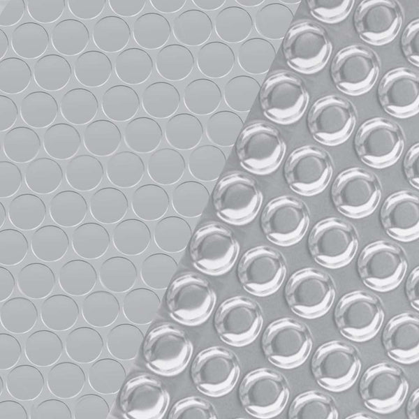 Poolabdeckung Silber 549x274 cm