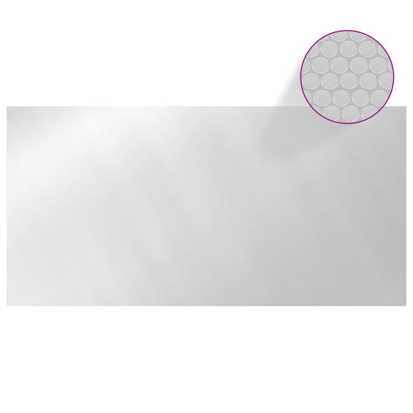 Poolabdeckung Silber 488x244 cm
